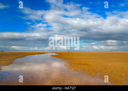 Holkham Beach and Bay National nature Reserve North Norfolk Banque D'Images