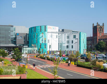 Royal Victoria Infirmary (RVI) et Great North Children's Hospital de Newcastle upon Tyne. UK Banque D'Images