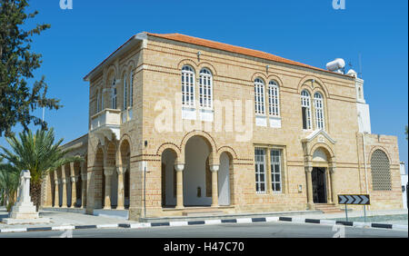 Le Saint George Kontos monastère est le monument médiéval, situé sur la même rue nommée à Larnaka, à Chypre. Banque D'Images