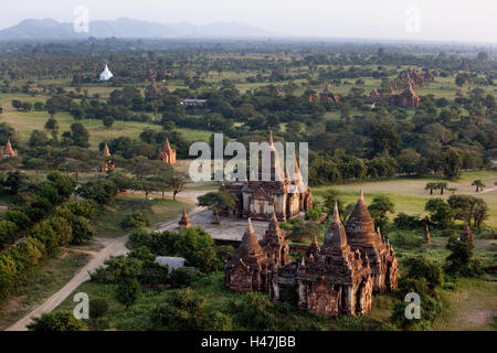 Le Myanmar, Bagan, temple, sommaire, Banque D'Images