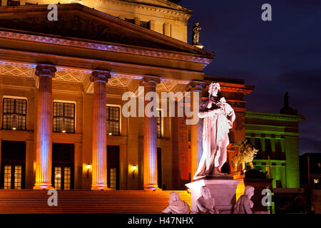 Berlin, le gendarme du marché du festival, en 2011, les lumières de la salle de concerts, shimmer, bien Banque D'Images