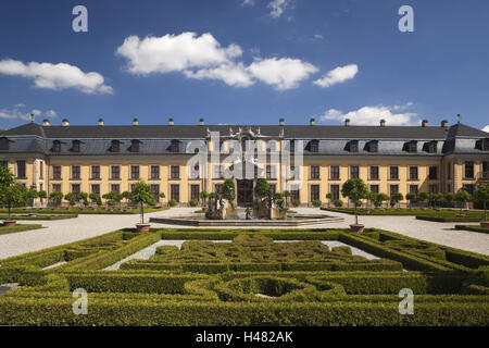 L'Allemagne, de faibles cas, Hannover, maisons, jardins, bâtiments galerie Banque D'Images