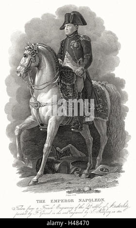 Je Napoléon Bonaparte (1769-1821). Empereur de France à partir de 1804. Banque D'Images