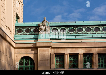 Allemagne, Saxe, Görlitz, façade, Jugendstil, Banque D'Images