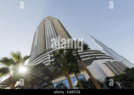 Hôtel de luxe L'adresse, 63 étages, Metropolis, le centre-ville de Dubai, Dubaï, Émirats arabes unis, Banque D'Images