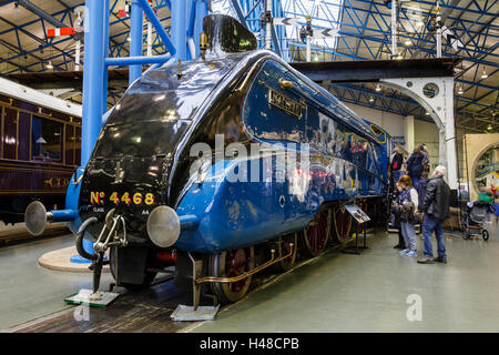 Mallard au National Railway Museum, York Banque D'Images