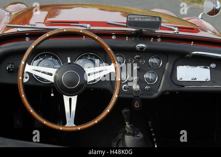 Restauration, location, TRIUMPH TR3, détail, induits, taxe, Banque D'Images