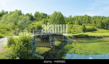 Les paysages le long de la rivière en Croatie, Banque D'Images