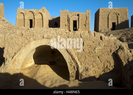 L'Egypte, Kharga nécropole, Early-Christian Bagavat, cuillère à soupe Banque D'Images