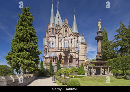 L'Allemagne, le Rhin, Bonn, Siebengebirge, Königswinter, château Drachenburg, Banque D'Images