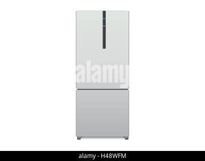 Vector réfrigérateur vue avant Illustration de Vecteur