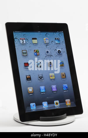 L'iPad 2, affichage, applications, programmes, multi-fonction, l'air, support iPad Banque D'Images