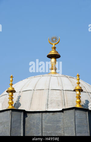 La Turquie, Istanbul, Topkapi Saray, la seconde cour, Dome sur l'objectif la chance, Bab-iSaadet Akagalar, Kapisi, Banque D'Images