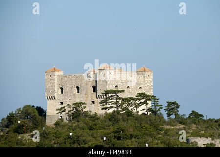 La Croatie, Kvarner Bay, Senj Nehaj, forteresse, Banque D'Images