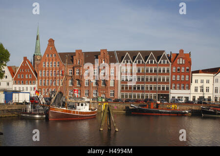 Allemagne, Schleswig-Holstein, Lübeck, Holstenhafen, Banque D'Images