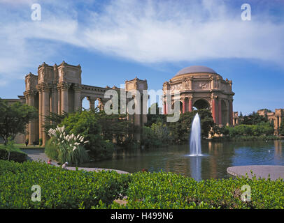 Palace of Fine Arts, San Francisco, California, USA Banque D'Images