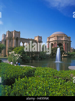 Palace of Fine Arts, San Francisco, California, USA Banque D'Images