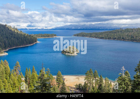 Emerald Bay, Lake Tahoe, California Banque D'Images