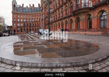 UK, Londres, St Pancras Station, Banque D'Images