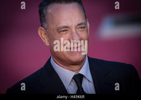 Rome, Italie. 13 Oct, 2016. Rome 13 octobre, Rome Film Festival 11 edition, tapis rouge Tom Hanks. Photo crédit : Tom Hanks Andrea Ronchini/Pacific Press/Alamy Live News Banque D'Images