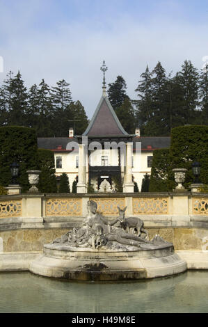 L'Autriche, Vienne, le bâtiment voisin Hermesvilla dans le zoo Lainzer, Banque D'Images