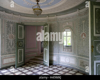 Pavillon anglais dans le parc du château de Pillnitz, Dresde, Saxe, Allemagne, Banque D'Images