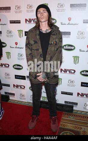 Las Vegas, NV, USA. 14Th Oct, 2016. Guest aux arrivées pour Premiere de "Unchained : The Untold Story of Freestyle Motocross' présenté par Monster Energy, Caesars Palace, bitume et Lamborghini Vodka, Caesars Palace, Las Vegas, NV 14 Octobre, 2016. Credit : MORA/Everett Collection/Alamy Live News Banque D'Images