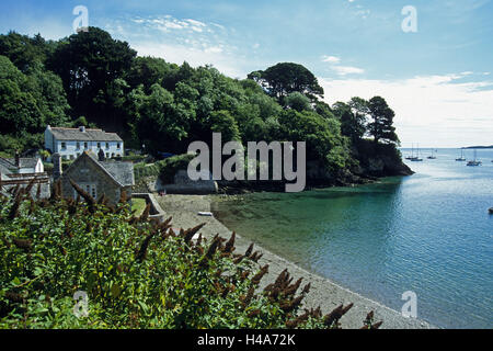 Grande-bretagne, Cornwall, Glendurgan gardiens, maisons, Village, Durgan Banque D'Images