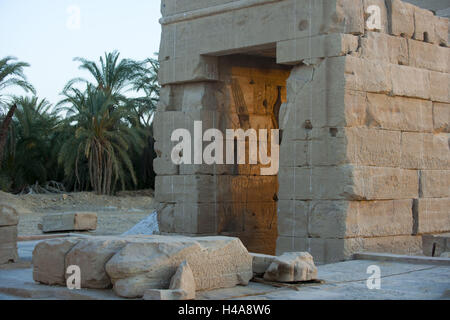 L'Egypte, l'oasis Kharga, Hibis temple, Banque D'Images