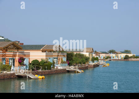 L'Égypte, Kafr cuillerée, Gouna Mövenpick Resort and Spa, Banque D'Images