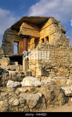 Grèce, Crete, Knossos, Südpropyläen, Banque D'Images