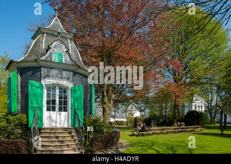 Allemagne, sélectionnée Haut-berg cercle, Radevormwald, rococo historique maison d'été dans le parc de la ville, Banque D'Images