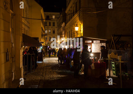 L'Autriche, Vienne, Spittelberg, marché de l'Avent Banque D'Images