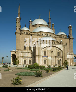 Egypte, Caire, Mohammed Ali Moschee, également mosquée d'albâtre, dans la forteresse, Banque D'Images