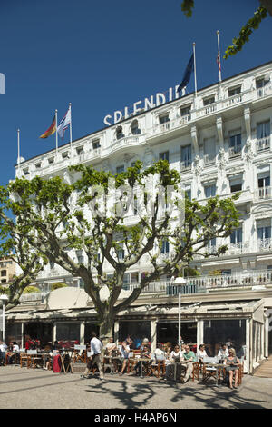 France, Côte d'Azur, Cannes, en face de l'hôtel splendide dans la rue Felix Faure, Banque D'Images