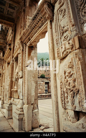 La Turquie, Ephesos, antiquité, ruine Banque D'Images