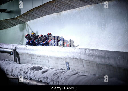 WOK, championnat du monde, plat Total, Berg, Innsbruck Igls Banque D'Images