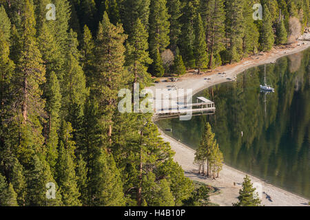 Emerald Bay, Lake Tahoe, California, USA Banque D'Images