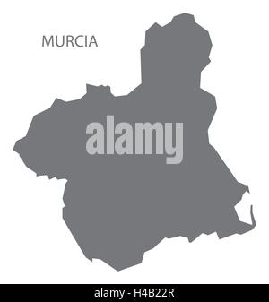 Murcia Espagne Site en gris Illustration de Vecteur