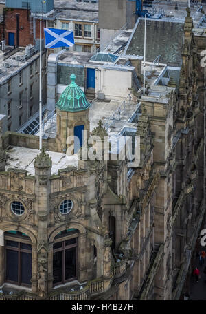 Édimbourg, Écosse - 31 août 2016 : vue sur le bâtiment au centre d'Édimbourg, vu de l'Walter Scott monument Banque D'Images