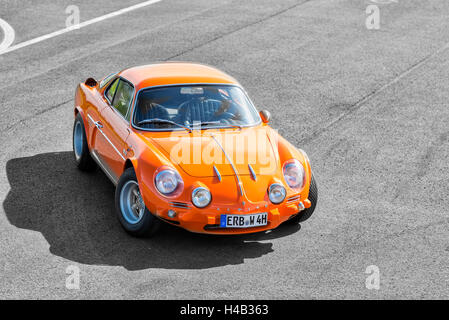 Michelstadt, Hesse, Allemagne, Renault Alpine A110 1300 S, orange, construit en 1969, de 105 ch, cylindrée 1296ccm avec moteur Gordini Banque D'Images