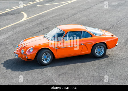 Michelstadt, Hesse, Allemagne, Renault Alpine A110 1300 S, orange, construit en 1969, de 105 ch, cylindrée 1296ccm avec moteur Gordini Banque D'Images