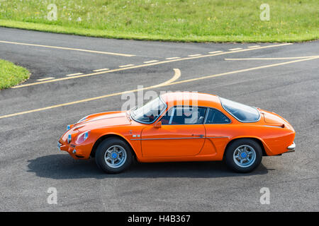 Michelstadt, Hesse, Allemagne, Renault Alpine A110 1300 S, orange, construit en 1969, de 105 ch, cylindrée 1296ccm avec moteur Gordini Banque D'Images