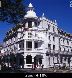 Sri Lanka, Kandy, Queen's hotel, à l'extérieur, Banque D'Images