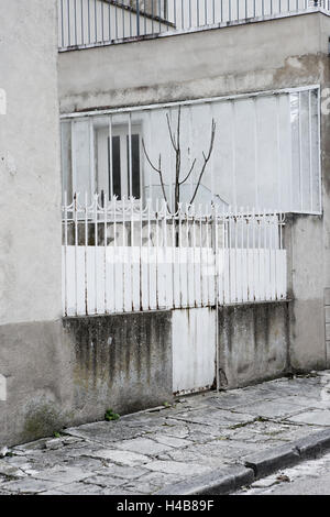 Arrière-cour morne, Banque D'Images