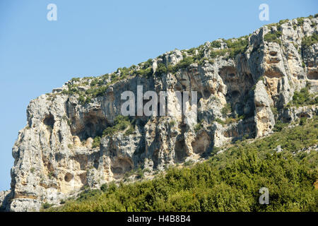 La Turquie, province Icel (Mersin), tarse, Camliyaila, paysage de montagne dans le réservoir, Kadincik Banque D'Images