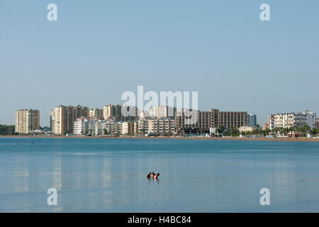 La Turquie, province de Mersin (CIDE), Silifke, plage de Atakent / Susanoglu Banque D'Images