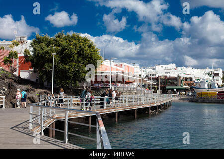 Vue sur la promenade de Puerto del Carmen Banque D'Images