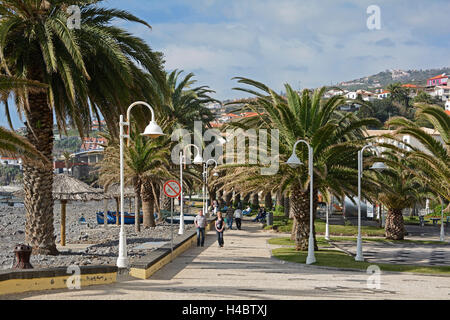 Madère, le paysage urbain de Santa Cruz Banque D'Images