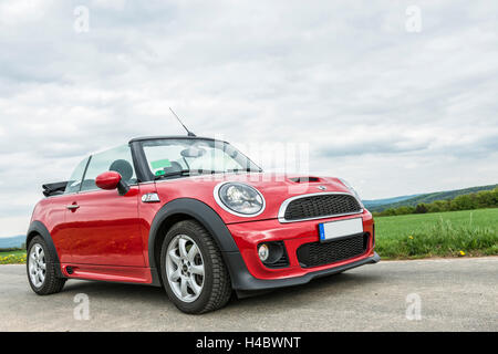 Breuberg, Hesse, Germany, Mini Cooper S Cabriolet, année de construction 2015, Banque D'Images